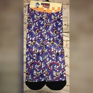 Bioworld Sonic the Hedgehog Crew Novelty Socks